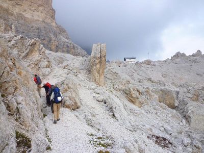 017-Aufstieg zur Giussani-Huette